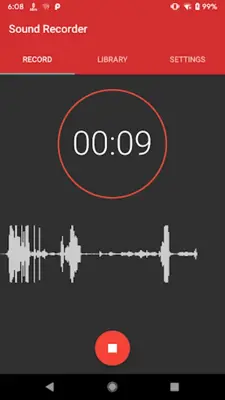 Sound Recorder android App screenshot 2