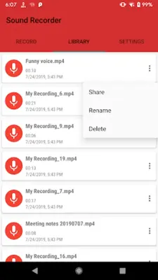 Sound Recorder android App screenshot 5